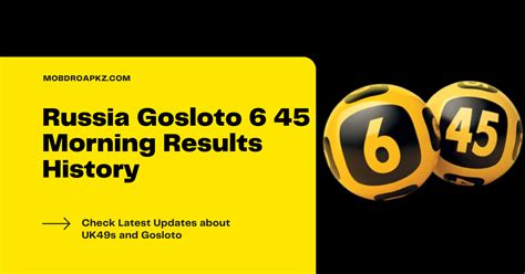 6 45 gosloto results history.